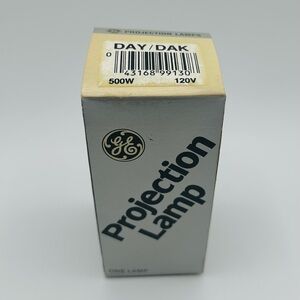 GE DAY/DAK Projection Lamp 500W 120V NOS Vintage Bulb
